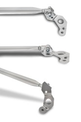 Aluminium Strut Tower Brace adjustable suitable for BMW 1 series E81, E82, E87 and E88 only diesel, year 2004-