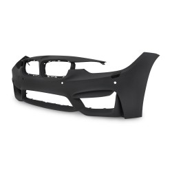 Front bumper in sports design with PDC holes and HCS suitable for BMW 3er BMW F30 LCI, 05/2015-2018