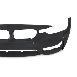 Front bumper in sports design with PDC holes and HCS suitable for BMW 3er BMW F30 LCI, 05/2015-2018