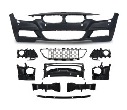 Stoßstangen Kit inkl. Seitenschweller mit PDC-Bohrungen und SRA passend für F30 passend für BMW 3er F30 ( LCI )  ab Baujahr 05.2015-