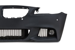 Stoßstangen Kit im Sport-Design inkl. Seitenschweller  und Nebelscheinwerfer mit PDC-Bohrungen passend für  5er F10 Bj. 2010-2013