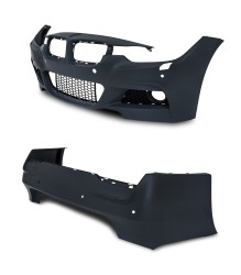 Body Kit in sports design incl. side skrits with PDC holes and HCS suitable for BMW 3er F30 Limousine year 10.2011 -