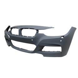 Frontstoßstange im Sport-Design passend für F30/F31 mit PDC-Bohrungen und SRA passend für BMW 3er F30 Limousine ab Baujahr 10.2011 - F31 Touring