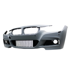 Frontstoßstange im Sport-Design passend für F30/F31 mit PDC-Bohrungen und SRA passend für BMW 3er F30 Limousine ab Baujahr 10.2011 - F31 Touring