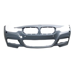 Front bumper in sport design with holes for PDC and headlight washers suitable for BMW 3 series F30 Sedan & F31 Touring 2011-2019