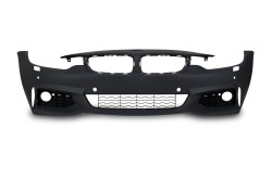 Stoßstangen Kit im Sport-Design inkl. Seitenschweller mit PDC-Bohrungen und SRA passend für 4er F32 ab Baujahr 10.2013-