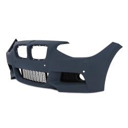 Front bumper in sports design  with PDC-holes and HCS suitable for BMW 1er F20 year 09.2011 - 2015