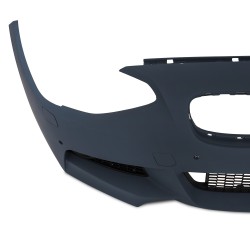 Front bumper in sports design  with PDC-holes and HCS suitable for BMW 1er F20 year 09.2011 - 2015