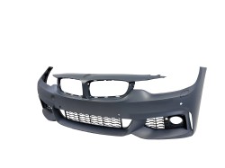 Stoßstangen Kit im Sport-Design inkl. Seitenschweller mit PDC-Bohrungen und SRA passend für BMW 4er F36 Grand Coupé ab Baujahr 2014-