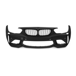 Front bumper in sports design incl. kidney and lower grills, with PDC-holes and HCS suitable for BMW F20 LCi / F21 LCi, 2015-2018