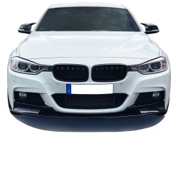 Frontspoiler Frontspoilerlippe Frontflap Spoiler Splitter schwarz glänzend+ABE+ passend für F30, F31, 10/2011-2019 passend für BMW F30, F31, 10/2011-2019  (nur für M-Paket)