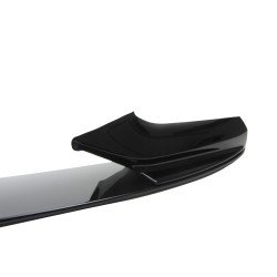 Front Spoiler Ansatz Lippe Stoßstange Performance Look schawarz glänzend passend für F10 F11 mit ABE passend für BMW 5er F10 Limo 01/10-06/13 + F11 Touring 04/10-