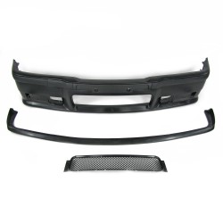 Front bumper ins sports design with removeabel racing grid and spoiler suitable for BMW 3er E36 year 1990 - 1998