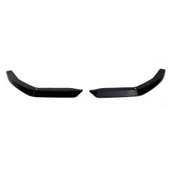 Sport Front Splitter Lip Flaps black glossy suitable for BMW 3 Series, G20, 2019-