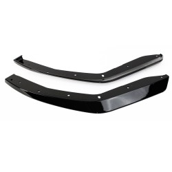 Sport Front Splitter Lip Flaps black glossy suitable for BMW 3 Series, G20, 2019-