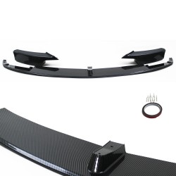 Frontspoiler Frontspoilerlippe Frontflap Spoiler Splitter Carbon Optik, 1-teilig +ABE+ für F30, F31, 10/2011-2019 passend für BMW 3er, F30, F31, 10/2011-2019  (nur für M-Paket)