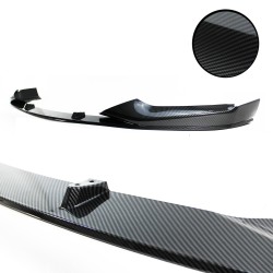 Front spoiler lip carbon look suitable for BMW, 5 Series, G30, G31 02/2017-