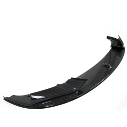 Front Splitter, Carbon Fiber Gloss, 1-piece suitable for BMW F10 F11, 2010-2017