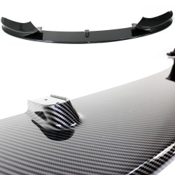Front spoiler lip black glossy, 3 pcs suitable for BMW 4 Series F32/ F33/ F36, 2013-2021