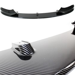 Frontspoiler Ansatz Lippe Stossstange Sport Performance +ABE+ Carbon Optik  3-teilig, passend für 4er F32 passend für BMW 4er F32/ F33/ F36, 2013-2021