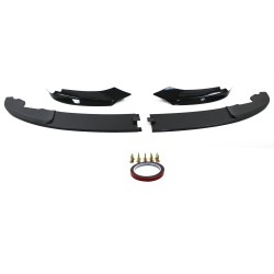 Front spoiler lip carbon look, 2 pcs suitable for BMW 4 Series F32/ F33/ F36, 2013-2021