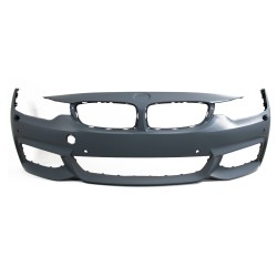 Front bumper JOM  BMW 4er coupe ( F32)/ Cabrio (F33)/ Gran Coupé (F36), Sport-Look, mit SRA, PDC, PP suitable for BMW 4 Series Coupe ( F32)/ Cabrio (F33)/ Gran Coupé (F36)