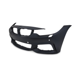 Front bumper JOM  BMW 4er coupe ( F32)/ Cabrio (F33)/ Gran Coupé (F36), Sport-Look, mit SRA, PDC, PP suitable for BMW 4 Series Coupe ( F32)/ Cabrio (F33)/ Gran Coupé (F36)