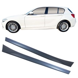Bod Kit in sports design incl. side skirts with PDC holes for exhaust on the left side suitable for BMW F20, 1 series, LCI, 5-doors, year 2015-2019