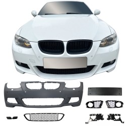 Body Kit incl. side skirts with PDC holes, for exhaust box on the left side and right side suitable for BMW E92/ E93, 3 series, year 2006-2010