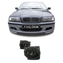 Stoßstange mit ABE inkl Nebelscheinwerfer smoke passend für BMW E46 Limo Touring nicht passend bei M3 Modellen oder  M Paketen ab Werk passend für E46 Limo Touring nicht passend bei M3 Modellen