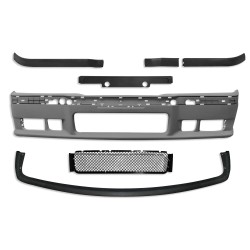 Bumper incl. Foglights clear and rear skirt suitable for  E36 Limo Coupe Cabrio not fit for M3 Model