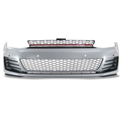 Front bumper incl. grille and fog light with PDC holes suitable for VW Golf 7