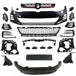 Body Kit in sports design incl. side skrits and fog lights with PDC and HCS holes suitable for VW Golf MK7, year 08/12-2017
