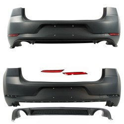 Body Kit in sports design incl. side skrits and fog lights with PDC and HCS holes suitable for VW Golf MK7, year 08/2012-2017