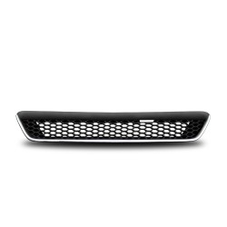 Front Grill black with chrome frame and honeycomb, black suitable for Opel Astra G