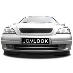Front Grill black with chrome frame and honeycomb, black suitable for Opel Astra G