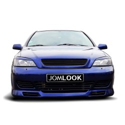 Front Grille badgeless, black suitable for Opel Astra G