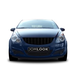 Front Grill badgeless, black suitable for Opel Corsa D year 2006 - 2011