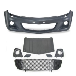 Front bumper in sports design suitable for Opel / Vauxhall Astra H 3 doors