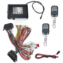 Radio-télécommandes pour centralisation de verrouillage de portes, conviennent à VW Golf 3/ Cabrio 94-98, Golf 4 Cabrio, Passat 92-96, Polo 6N 95-01, Vento, avec 2 télécommandes