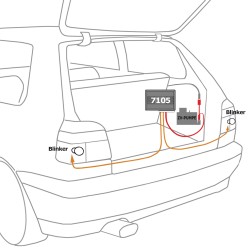 Radio-télécommandes pour centralisation de verrouillage de portes, conviennent à VW Golf 3/ Cabrio 94-98, Golf 4 Cabrio, Passat 92-96, Polo 6N 95-01, Vento, avec 2 télécommandes