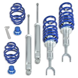 Suspension combiné fileté BlueLine Réglables - Amortisseurs filetés - Tuning Kit Complet - Qualité Allemande approprié pour Skoda Superb (3U), Tuning Kit Complet - Qualité Allemande