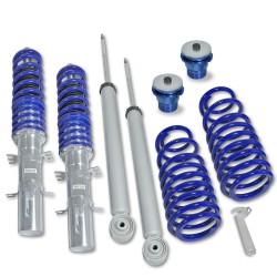 BlueLine Coilover Kit suitable for Audi A3 (8L) 1.6, 1.8, 1.8T, 1.9TDi, except vehicles with four-wheel drive