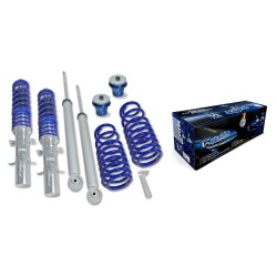 BlueLine Gewindefahrwerk passend für Skoda Octavia (1U) inkl. Kombi-Modelle 1.4, 1.6, 1.8 20V, 1.8T, 2.0, 1.9SDi, 1.9TDi Baujahr 1997 - 2004, außer Fahrzeuge mit Allradantrieb