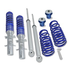 BlueLine Gewindefahrwerk passend für Skoda Octavia (1U) inkl. Kombi-Modelle 1.4, 1.6, 1.8 20V, 1.8T, 2.0, 1.9SDi, 1.9TDi Baujahr 1997 - 2004, außer Fahrzeuge mit Allradantrieb