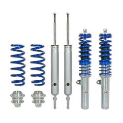 Suspension combiné fileté BlueLine Réglables - Amortisseurs filetés - Tuning Kit Complet - Qualité Allemande approprié pour Compatible av. 1er (E81/ E87/ E82/ E88), 04-11, Tuning Kit Complet - Qualité Allemande