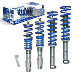 Suspension combiné fileté BlueLine Réglables - Amortisseurs filetés - Tuning Kit Complet - Qualité Allemande approprié pour Compatible av. 5er E60 Limo, 03-10, Tuning Kit Complet - Qualité Allemande