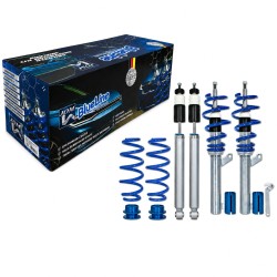 BlueLine Gewindefahrwerk für Golf 5 1K Baujahr 2003 - 2008 passend für VW Golf 5 1.4 / TSi, 1.6, 2.0, 2.0T / DSG, 1.9TDi