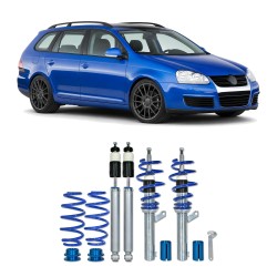 BlueLine Coilover Kit suitable for VW Golf 5 Plus and Variant 1.4, 1.4 TSi, 1.6, 2.0, 2.0T / DSG, 1.9TDi