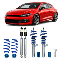 Kit Combiné Fileté BlueLine approprié pour VW Scirocco III 2008–2017, 2.0TSi, 2.0TDi